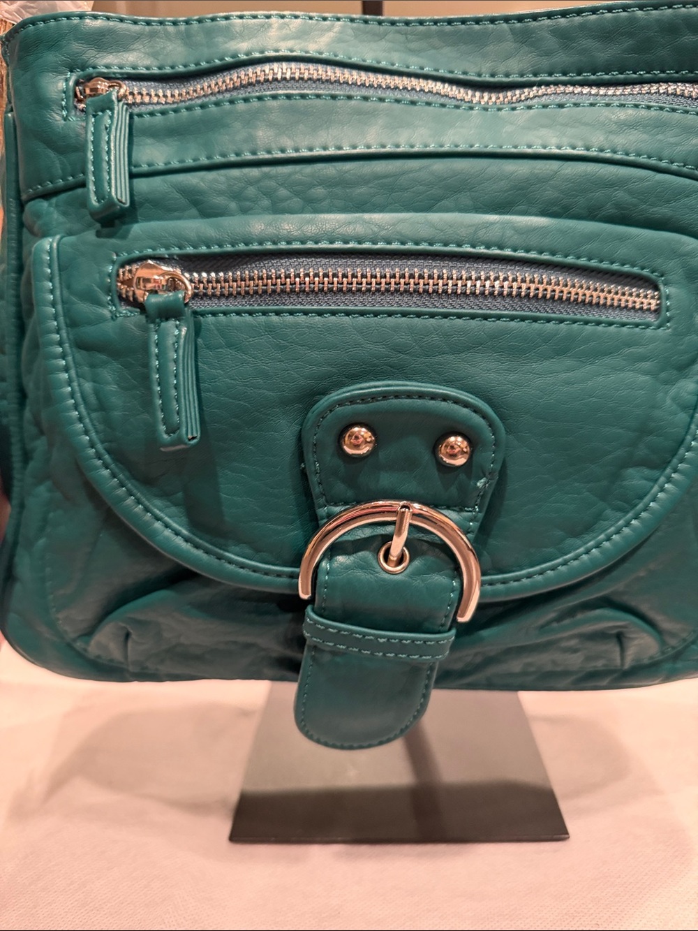 Teal Shoulder Bag - Stylish Women’s Crossbody - Picture 2 of 5